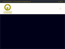 Tablet Screenshot of funerariagonzalez.com